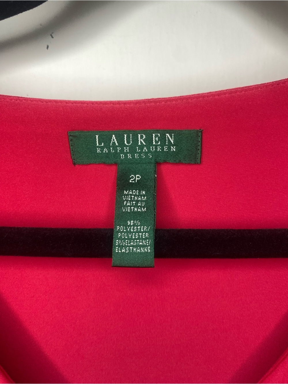 Lauren Ralph Lauren Hot Pink Dress Top
